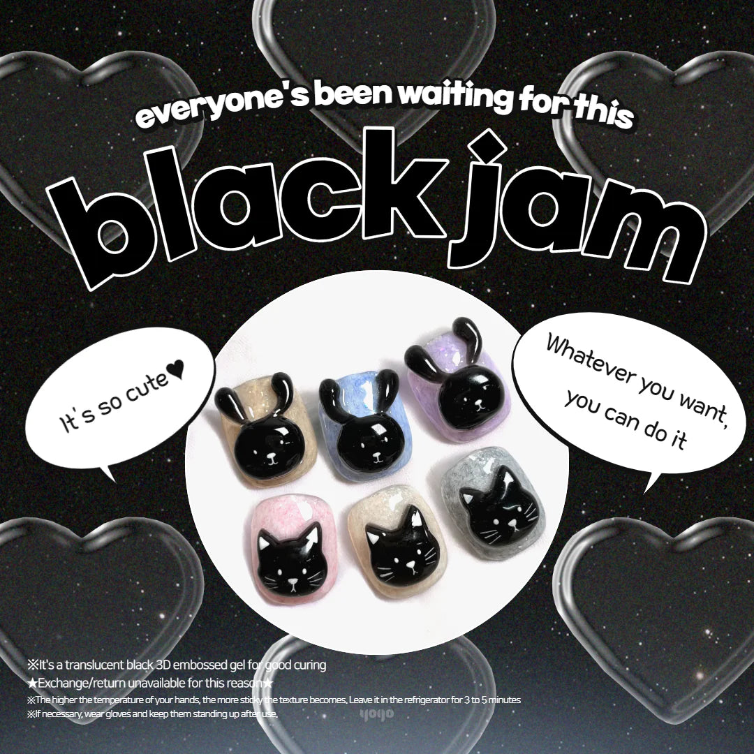 YOGO Black Jam 3D melnais gēls