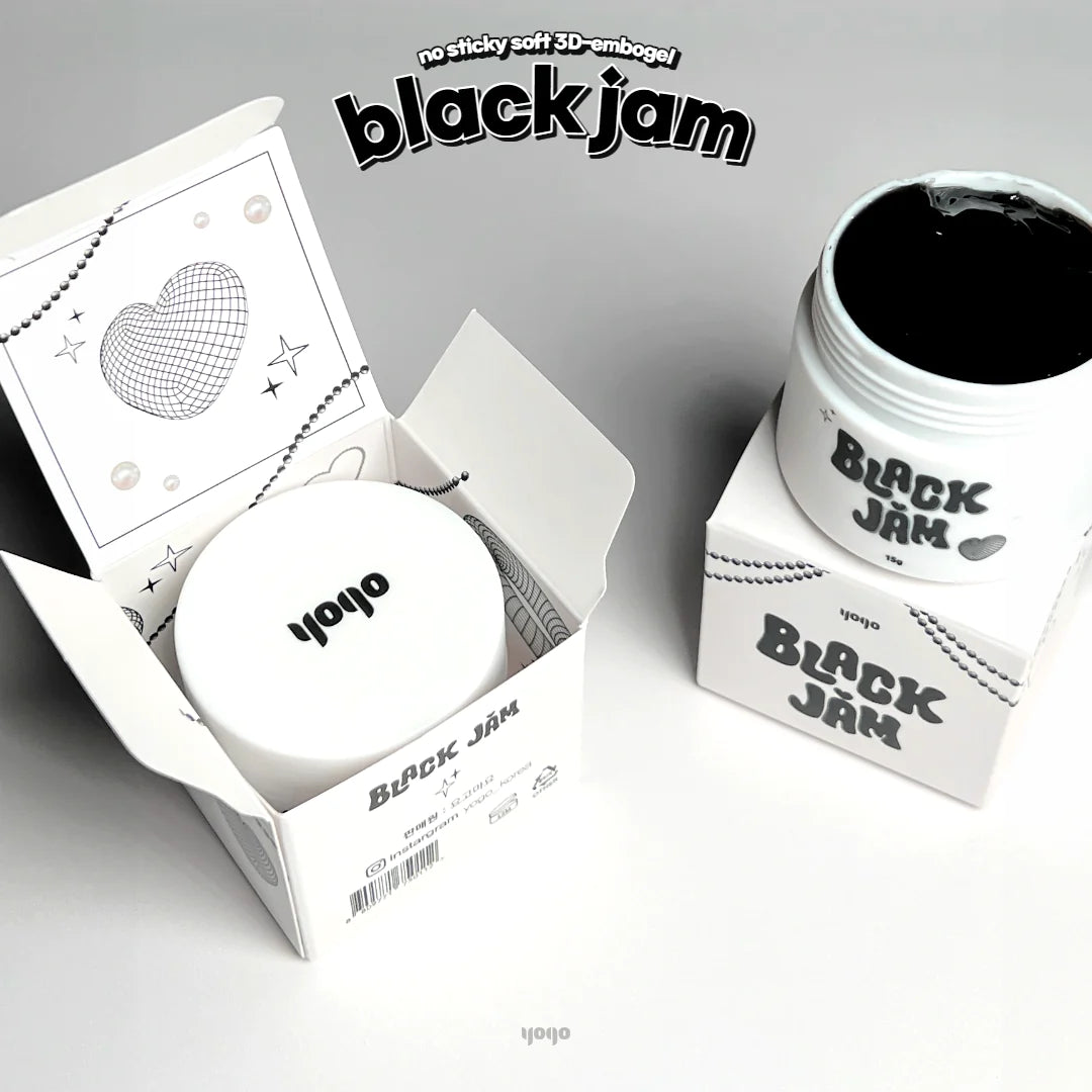 YOGO Black Jam 3D melnais gēls